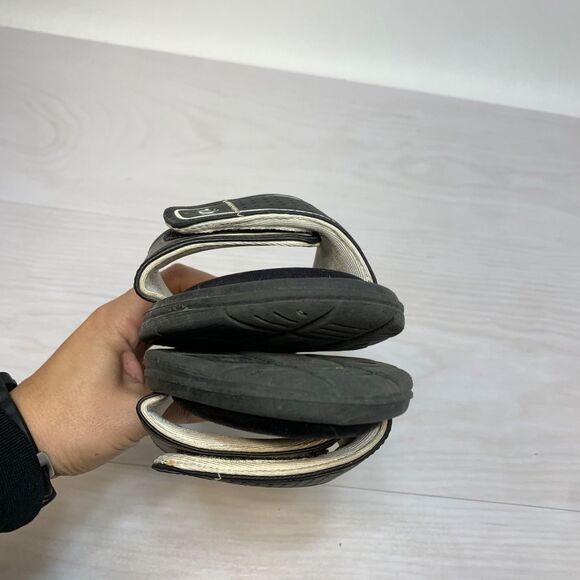 Nike Comfort Slides Sandals Flip Flops Women's Size 7 Black #360383-011 Padded - Picture 6 of 8